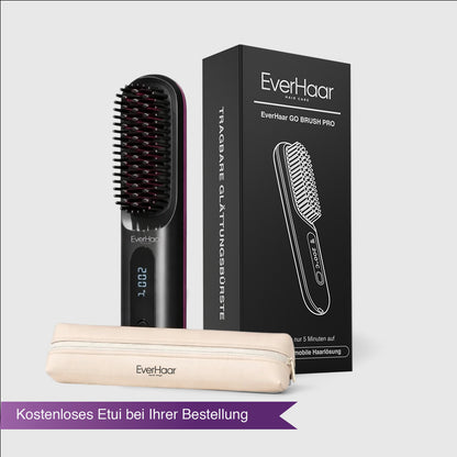 EverHaar Tragbare Glättungsbürste – GoBrush PRO